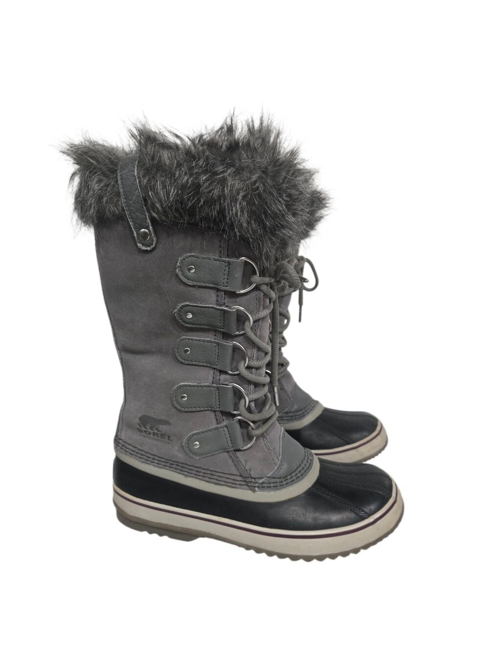 Sorel Joan Of Arctic Gray Winter Boots